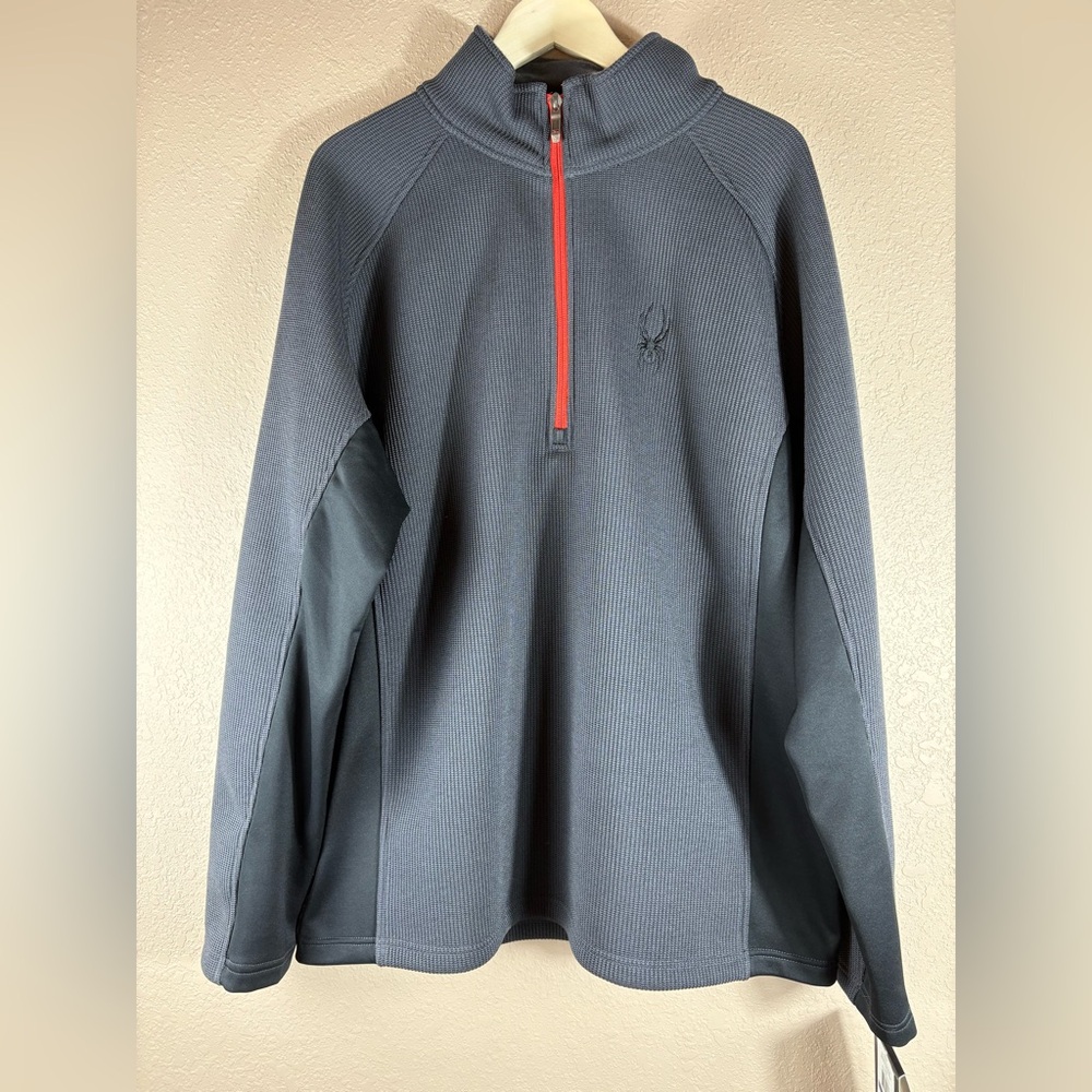 NWT Men’s Spyder Outbound Half Zip CORE Pullover Sweater-Size: XXL